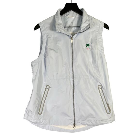 Zero Restriction Morris County Golf Club Vest Women’s XL White 1894 Shamrock - Picture 1 of 16
